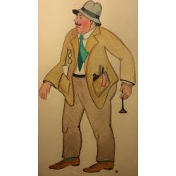 Обручева Н. Н. Костюм для Истрина. К спектаклю Наследники Рабурдэна