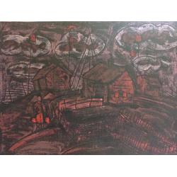 Гусева Т. П. Деревенский пейзаж