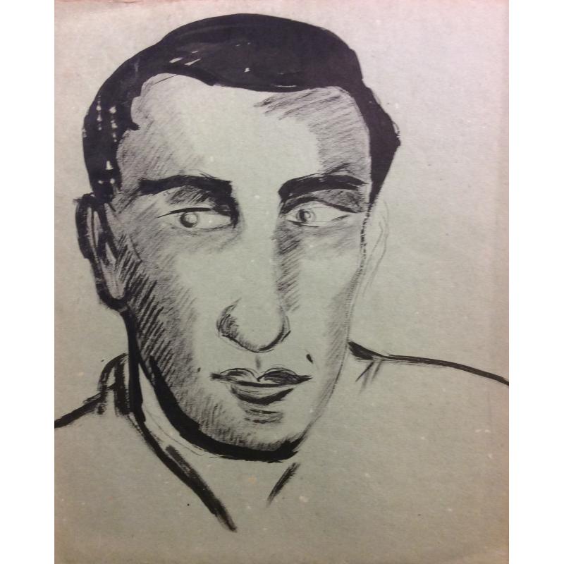 Соловьева Г. С. Двусторонняя работа. Портрет