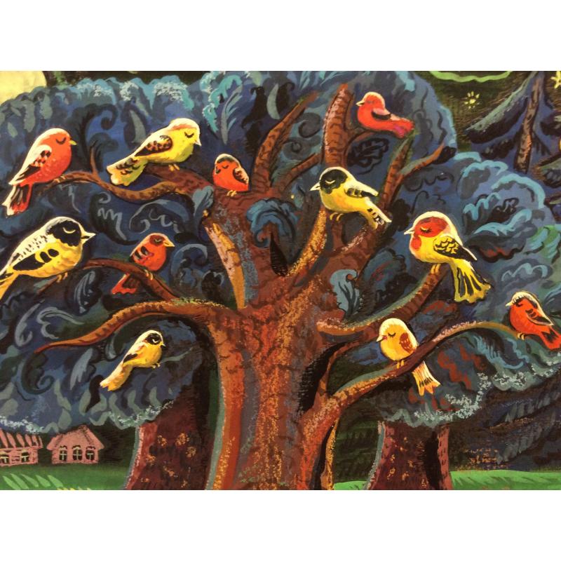 Зеброва Т. А. Иллюстрация к детской книге Баиньки