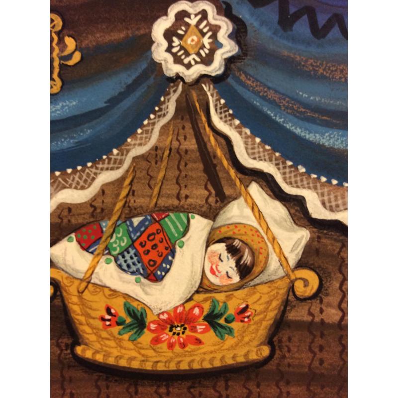 Зеброва Т. А. Иллюстрация к детской книге Баиньки