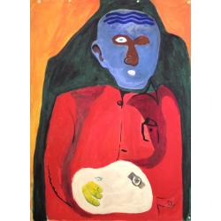 Скопов Ю. М. Человек с синей головой