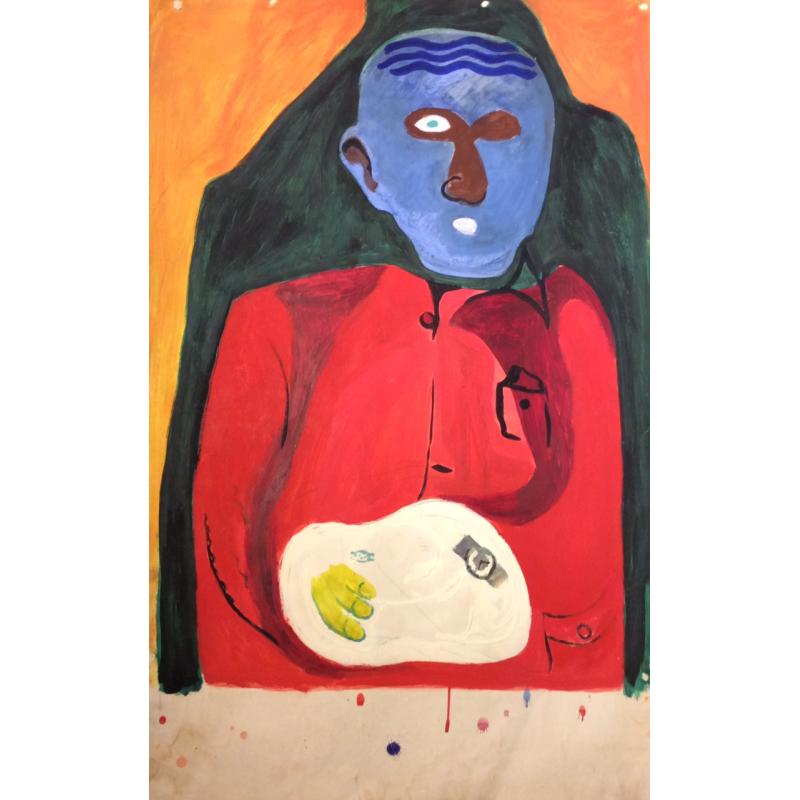 Скопов Ю. М. Человек с синей головой