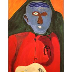 Скопов Ю. М. Человек с синей головой