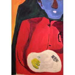 Скопов Ю. М. Человек с синей головой