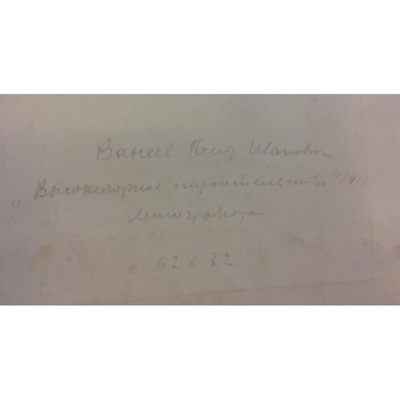 Ванеев П. И. Высокогорное строительство