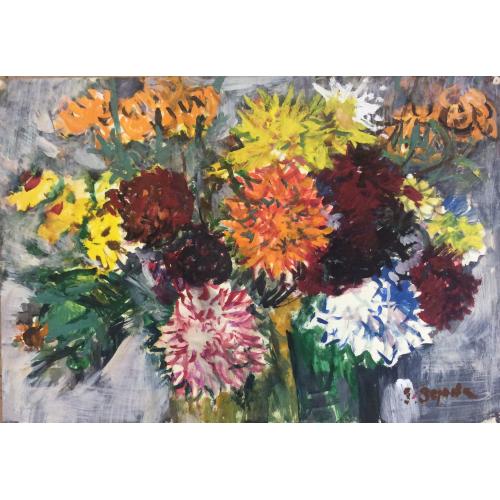 Зернова Е.С. Букет георгин