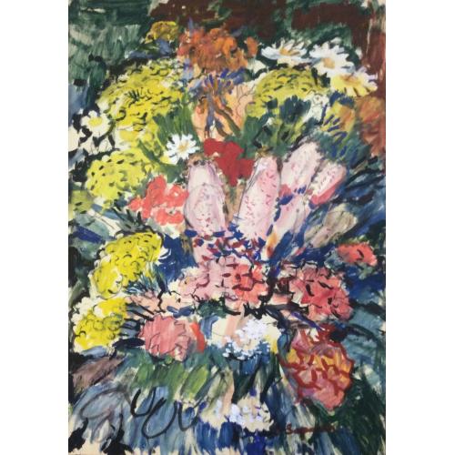 Зернова Е.С. Розовые цветы