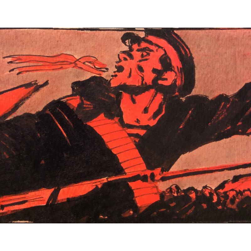 Саркисян П. А. Иллюстрация к мультфильму Горячий камень