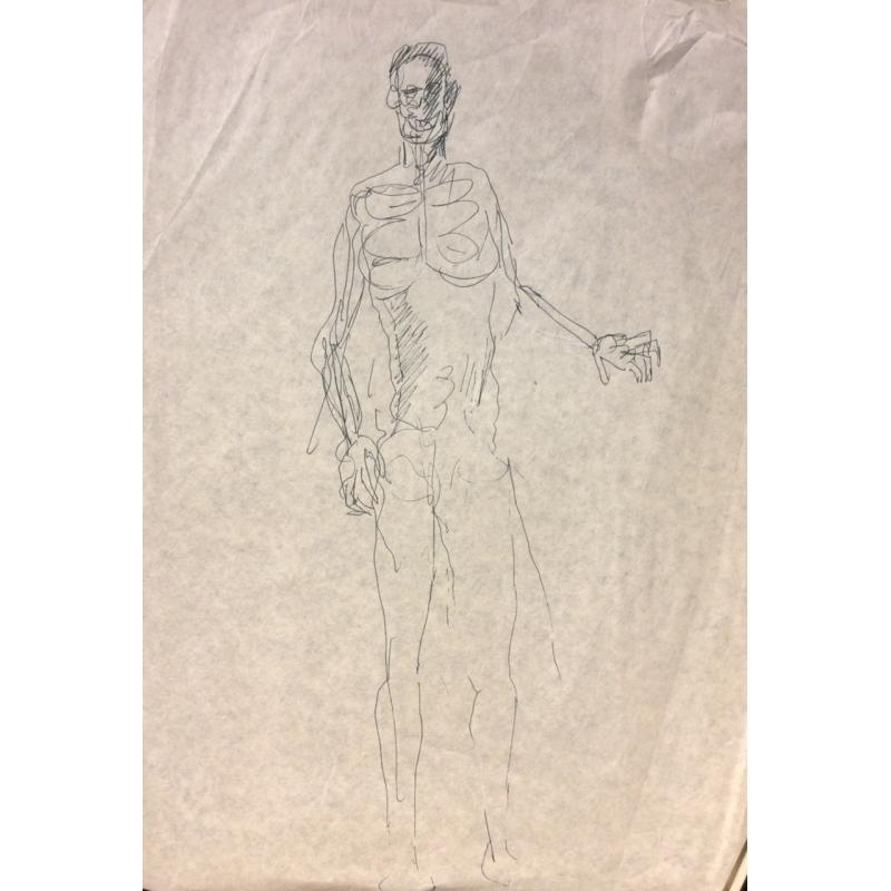 Лабас А. А. Набросок Человек.