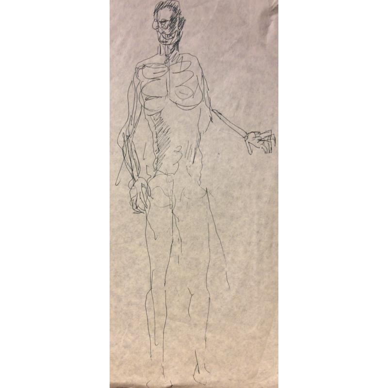 Лабас А. А. Набросок Человек.