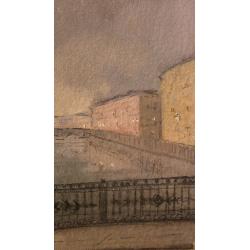 Боголюбова О. А. Виды Петербурга. Иллюстрация к мультфильму Музыка революции