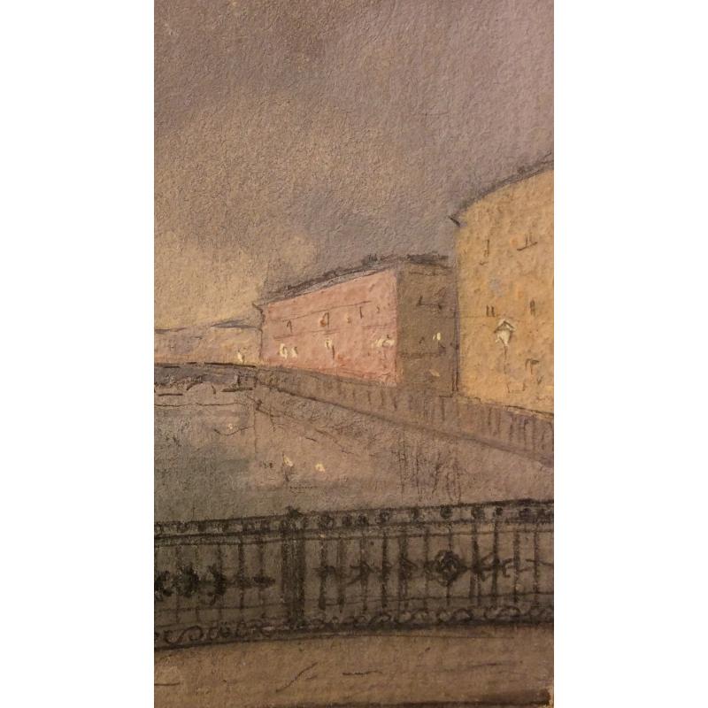 Боголюбова О. А. Виды Петербурга. Иллюстрация к мультфильму Музыка революции