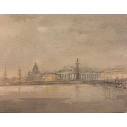 Боголюбова О. А. Виды Петербурга. Иллюстрация к мультфильму Музыка революции