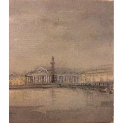 Боголюбова О. А. Виды Петербурга. Иллюстрация к мультфильму Музыка революции