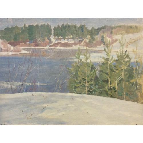 Маторин М. В. Пейзаж с рекой