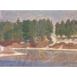 Маторин М. В. Пейзаж с рекой