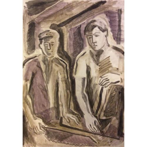 Жарёнова Э.А. В мастерской
