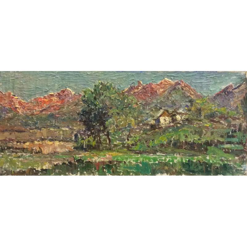 Безикович Б. Н. Пейзаж с горами