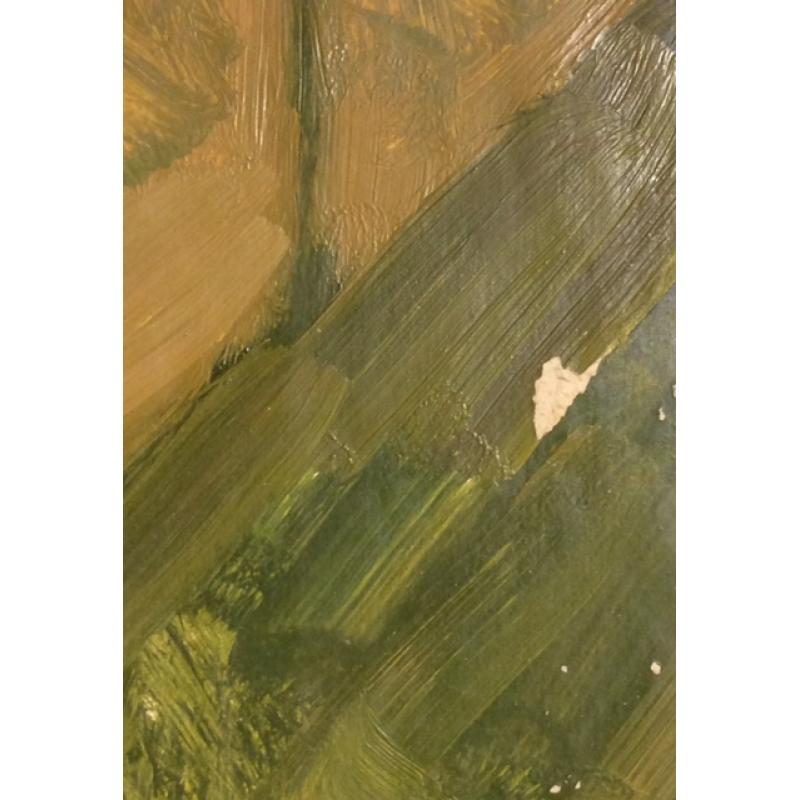 Титов А. М. Девушка загорает около палатки