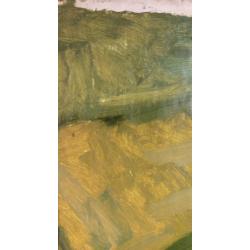 Титов А. М. Девушка загорает около палатки