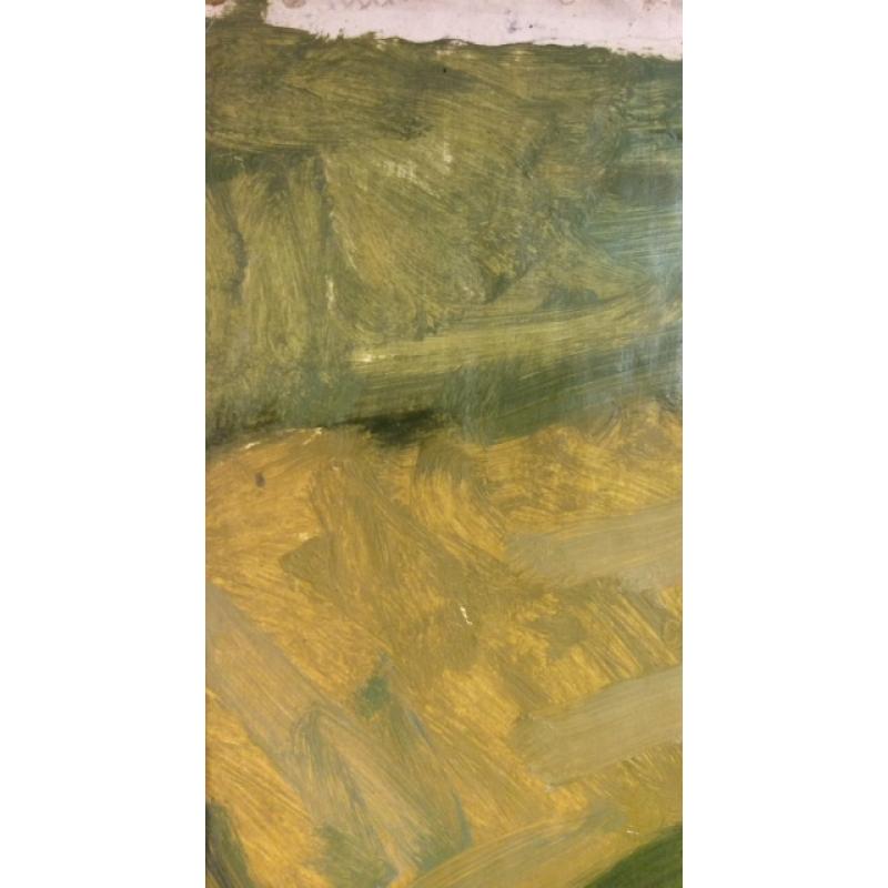 Титов А. М. Девушка загорает около палатки