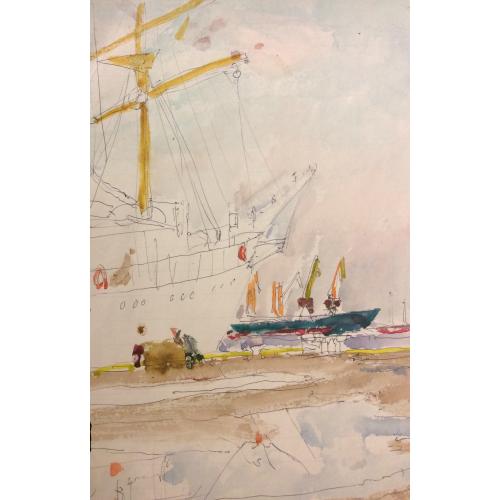 Васин В. А. Корабли в порту