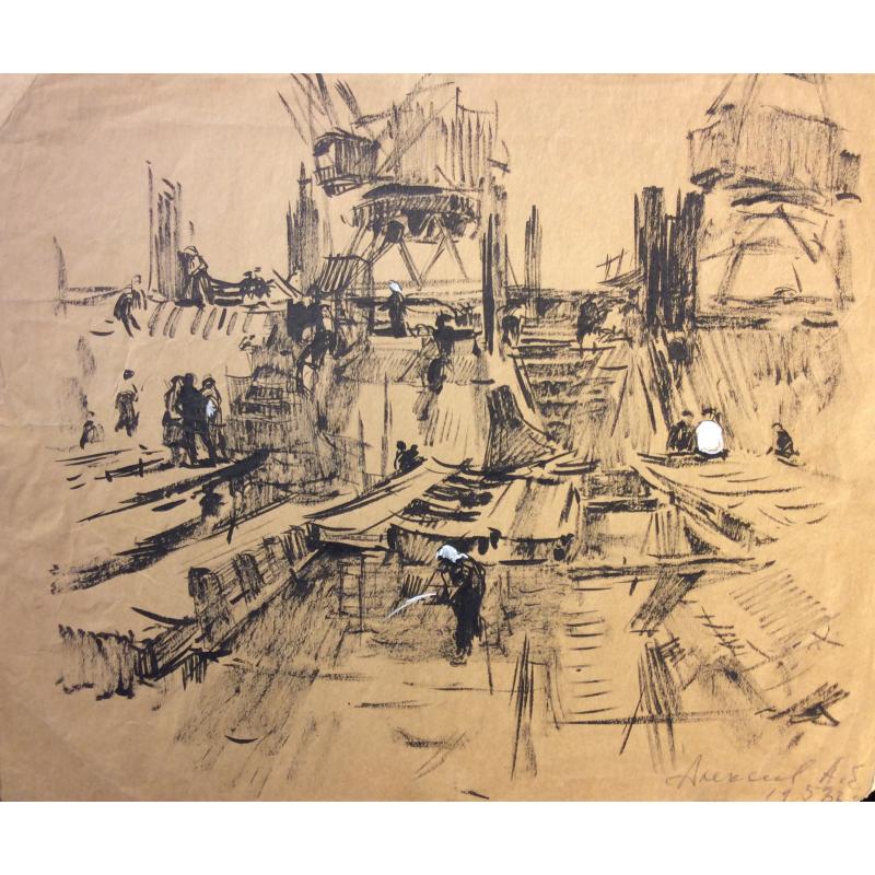 Алексеев А. Е. На стройке