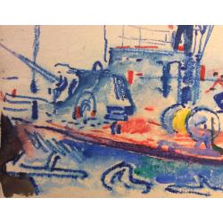 Алексеев А. Е. Утро на корабле