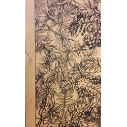 Ванеев П. И. Эскиз к литографии Рябина и сосна