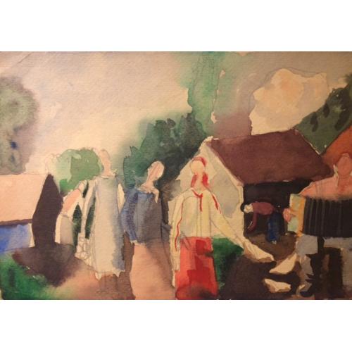 Кулаков В. А. Гуляния в деревне