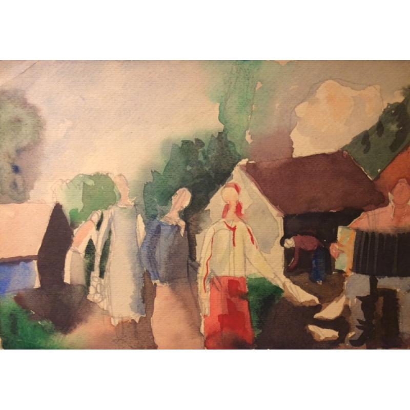 Кулаков В. А. Гуляния в деревне