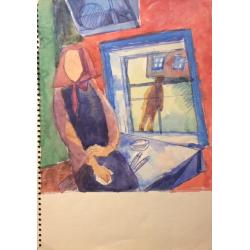 Кулаков В. А. Старушка у окна