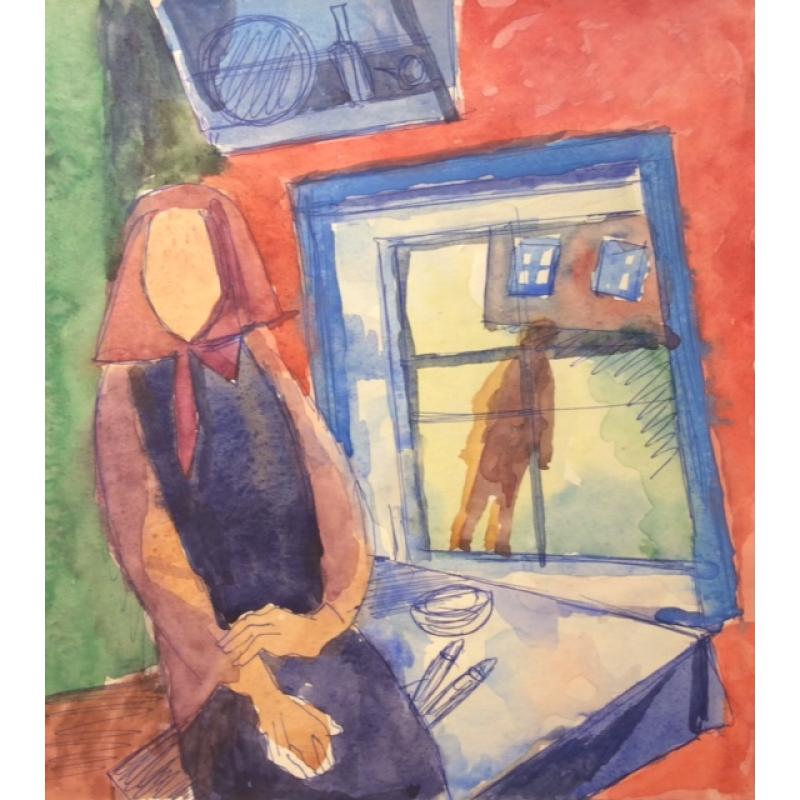 Кулаков В. А. Старушка у окна