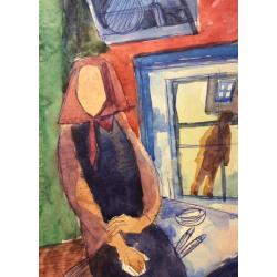 Кулаков В. А. Старушка у окна