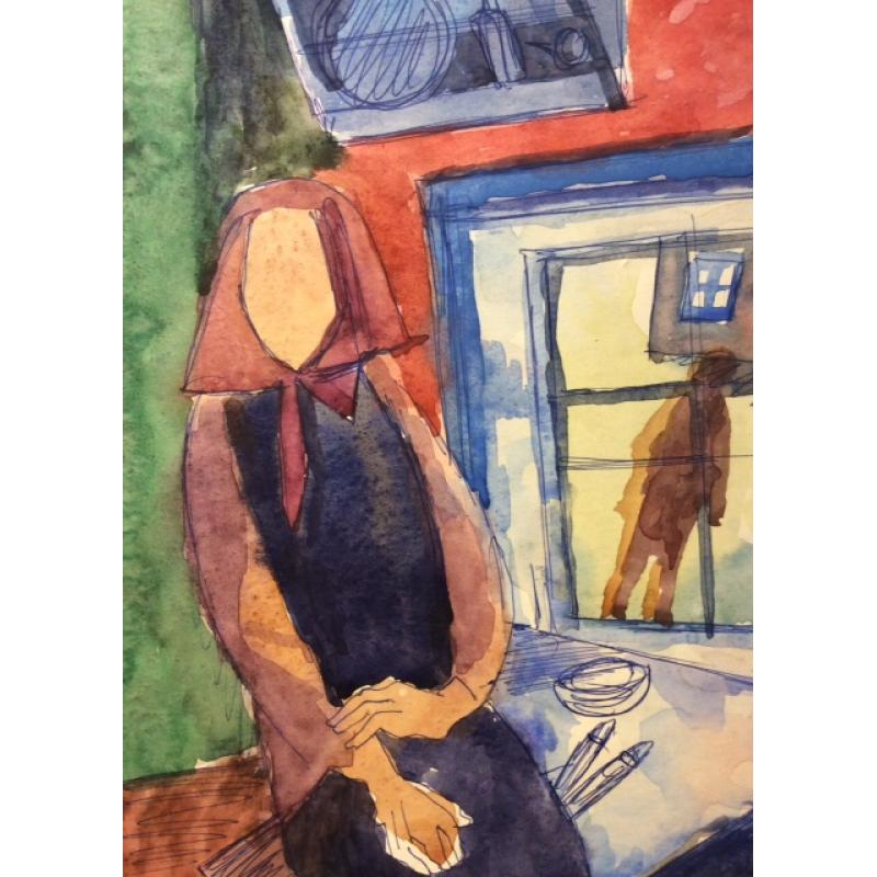 Кулаков В. А. Старушка у окна