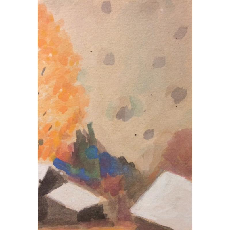 Кулаков В. А. Деревня осенью