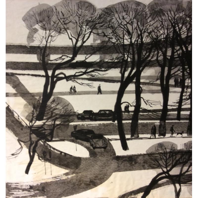 Бурмистров Б. А. Городской пейзаж