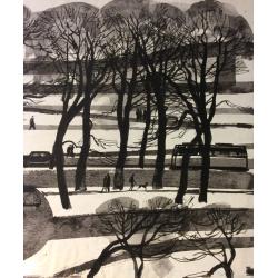 Бурмистров Б. А. Городской пейзаж