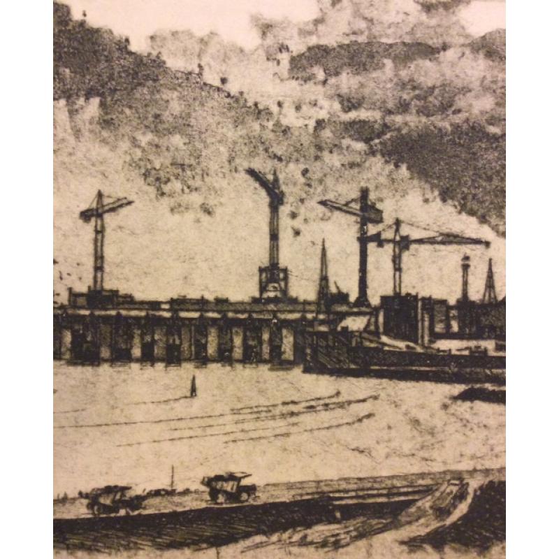 Ванеев П.И. Строительство плотины