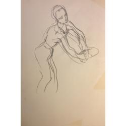 Зернова Е. С. Девушка с хлебом в руках