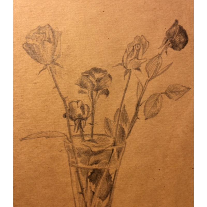 Барвенко В.П. Розы в вазе