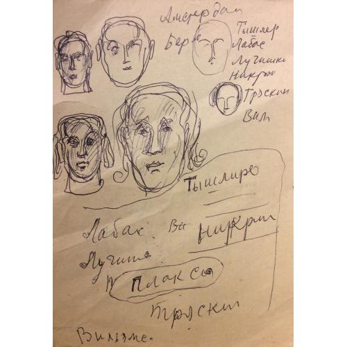 Лабас А. А. Лица художников