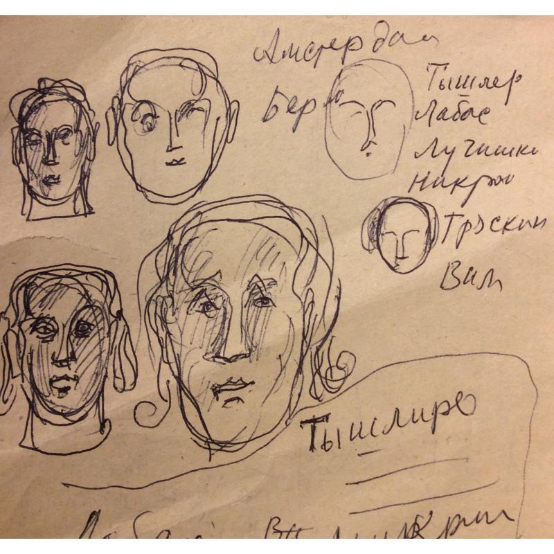 Лабас А. А. Лица художников