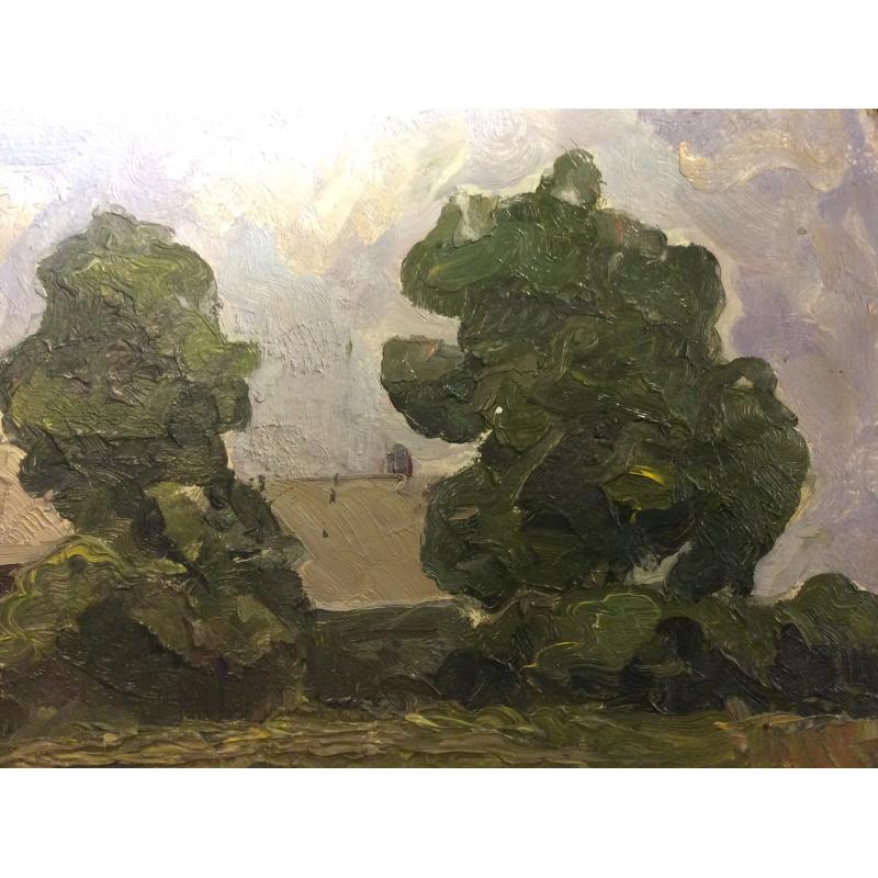 Перов А.П. Пейзаж с домами