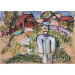 Расторгуев Е. А. Мужичок в деревне