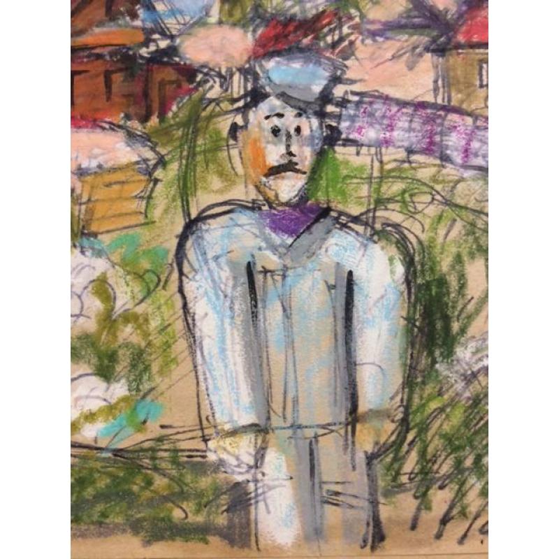 Расторгуев Е. А. Мужичок в деревне