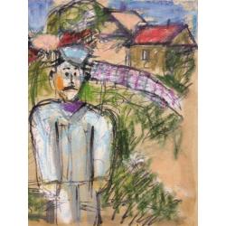 Расторгуев Е. А. Мужичок в деревне