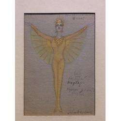 Мазанов А. М. Эскиз костюма Солнечный юноша