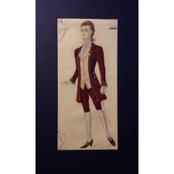 Мазанов А. М. Эскиз финского костюма